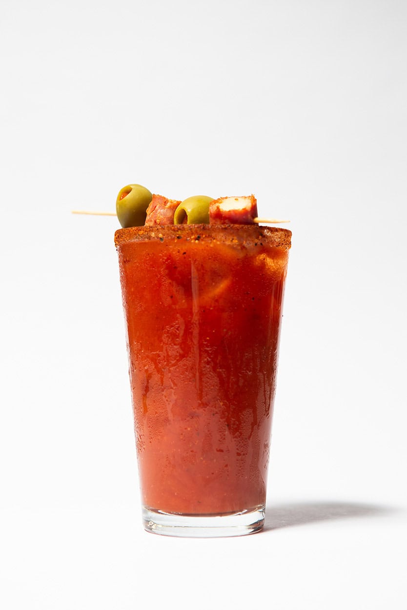 Chris' Bloody Mary in Glass