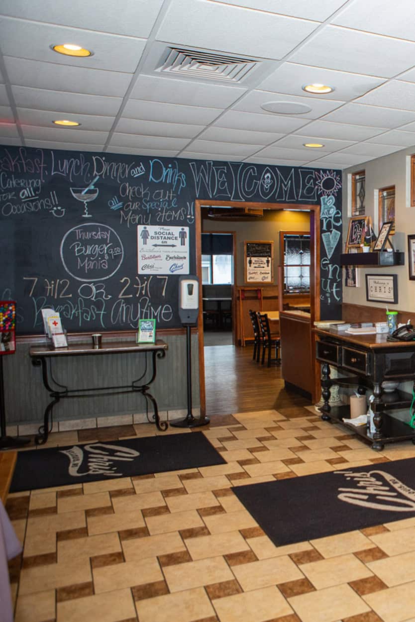 Chris' Pancake and Dining Entrance Interior