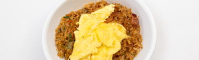 Breakfast Fried Rice menu feature
